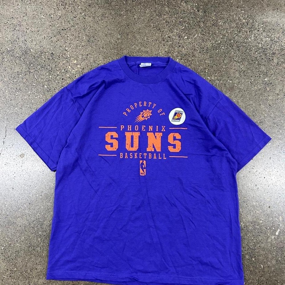 Vintage 90s Majestic Athletic Phoenix Suns Basketball T-Shirt (Size XL)
